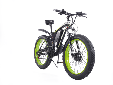 hot selling GOGOBEST GF700 26*4.0 Fat Tire Electric Mountain Bike 50km/h 1000w Dual Motor 48V 17.5Ah electric dirt bike