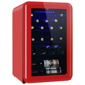 Wine Cooler Countertop Freestanding Wine Cellars Compressor Digital 24 Bottle