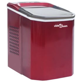 Ice Cube Maker Red 0.37 Gallon 33.1 lbs / 24 h