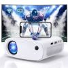 2023 Upgraded Mini Projector;  8500 Lumen Multimedia Home Theater Video Projector;  Compatible with LCD Full HD 1080P;  Smartphones;  PCs; TV Box;  La