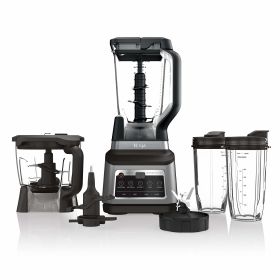 Ninja BN801 Professional Plus Kitchen System, 1400 WP, 5 Functions for Smoothies, Chopping, Dough & More with Auto IQ, 72-oz.* Blender Pitcher, 64-oz.