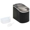 Ice Cube Maker Black 0.6gal 33.1 lbs / 24 h