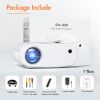 2023 Upgraded Mini Projector;  8500 Lumen Multimedia Home Theater Video Projector;  Compatible with LCD Full HD 1080P;  Smartphones;  PCs; TV Box;  La