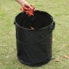 Convenient car mounted folding trash can; picnic trash can; outdoor camping; garden garbage bag; waterproof material