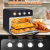 Chef  Air Fryer Oven ;  Countertop Toaster Oven; 3-Rack Levels;  4 mechinical knobs(24 QT 1700W)