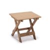 TALE Adirondack Portable Folding Side Table Square All-Weather and Fade-Resistant Plastic Wood Table Perfect for Outdoor Garden, Beach, Camping, Picni