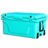 Hot Selling Blue color 65QT Outdoor cooler fish ice chest Box 2022 Popular Camping Cooler Box