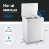 3.5 Cubic Chest Refrigerator zer Feet with Removable Storage Basket Deep Compact zer