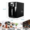 Countertop Ice Maker Machine; Portable Ice Makers Countertop; Make 60g ice in 6mins ; Ice cube shape with hollow cylinder; Make 9 pieces of ice at a t