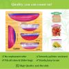 Ziplock Bag Organizer Zip Lock Bag Organizer Dispenser for Pantry-Bamboo Kitchen Drawer Container Suitable for Gallon; Quart; Sandwich; Snack; Food St