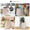 Colorful Original Cotton Rope Storage Basket; Laundry Basket for Bedroom; Bathroom and Living room (1P)