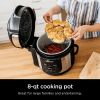 Ninja FD401 Foodi 12-in-1 Deluxe XL 8 qt. Pressure Cooker & Air Fryer that Steams, Slow Cooks, Sears, SautÃ©s, Dehydrates & More, with 5 qt. Crisper B