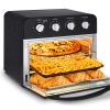 Chef  Air Fryer Oven ;  Countertop Toaster Oven; 3-Rack Levels;  4 mechinical knobs(24 QT 1700W)