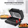 Geek Chef Smart 7-in-1 Indoor Electric Grill Air Fryer Family Large Capacity Pizza and Cyclone Grill Technology Countertop Grill. Prohibit listing on