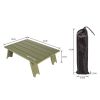 Outdoor Mini Portable Folding Table Aluminum Alloy Table Army Green Foldable Picnic Camping Table