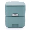 5.3 Gallon 20L Flush Outdoor Indoor Travel Camping Portable Toilet for Car; Boat; Caravan; Campsite; Hospital; Green