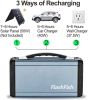 300W Solar Generator, FlashFish 60000mAh Portable Power Station Camping Potable Generator, CPAP Battery Recharged by Solar Panel/Wall Outlet/Car, 110V