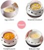 Bear ZDQ-B05C1 Rapid Multi-function Egg Cooker with Auto Shut Off, for Boiling, Steaming and Frying, with Ceramic Steaming Rack and Lid