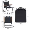 YSSOA Folding Camp Chair for Adults with Handle and Storage Bag; Large Size; 264lbs Load Bearing Collapsible Outdoor Furniture for Leisure; Beach; Pic