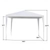 Patio Tents 10'x10' Party Tent with 3 Side Walls Outdoor Gazebo Canopy Camping Shelter