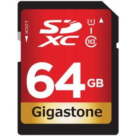 Gigastone GS-SDXC80U1-64GB-R Prime Series SDXC Card (64GB)