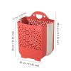 Folding Laundry Basket Bathroom Clothes Storage Organizer Baskets Portable Punch-Free Laundry basket Holder Home Accessories