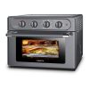 Air Fryer Toaster Oven 24 Quart - 7-In-1 Convection Oven with Air Fry, Roast, Toast, Broil & Bake Function - Kitchen Appliances for Cooking Chicken, S