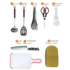 Camp Kitchen Cooking Utensil Set Travel Organizer Grill Accessories