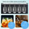 Home Bar Portable Ice Maker Machine With Scoop And Basket