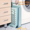 Folding Laundry Basket Bathroom Clothes Storage Organizer Baskets Portable Punch-Free Laundry basket Holder Home Accessories